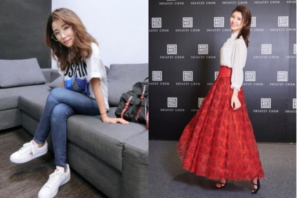林心如一身「CELINE穿搭」超減齡！手拎CAMILLE手袋，寬褲造型美成教科書