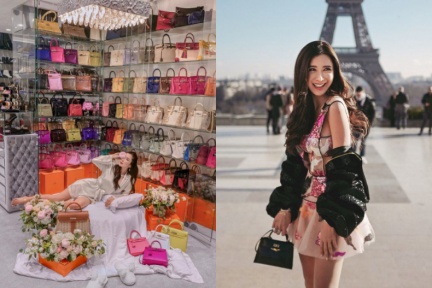 名媛都揹愛馬仕什麼包?孫芸芸拎百萬凱莉包、C羅老婆嗨曬喜馬拉雅柏金包,她整間房間放滿夢幻包