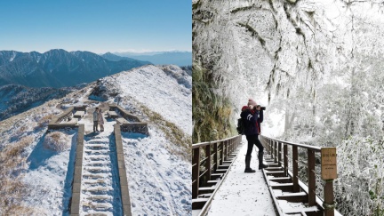 追雪族快衝 新一波寒流再襲台 太平山 合歡山 下雪時間 曝光 食尚玩家