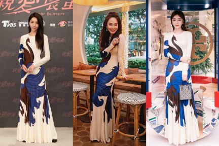 李銘順范文芳紅毯手牽手放閃!夫妻合體造型氣場全開,李銘順留言讚妻:太太太美