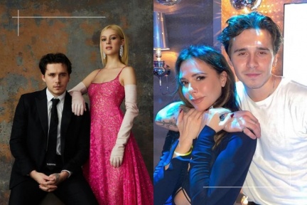 貝克漢夫妻沒受邀？！布魯克林結婚3周年婚禮不見爸媽，千金媳婦2婚紗曝光