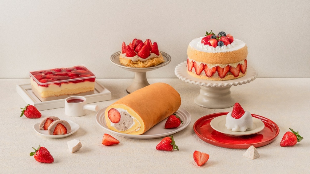 草莓、芋頭控快搶吃！先嗑季節限定「爆漿草莓芋子燒」，再點華麗心型裸蛋糕