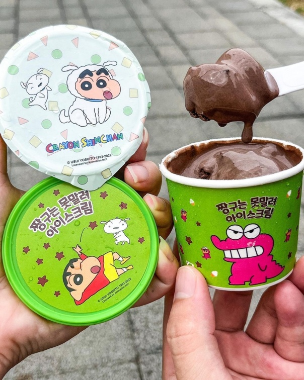 小新粉快衝全家！韓國超夯「蠟筆小新冰淇淋」第２件６折，包裝還可當收納盒