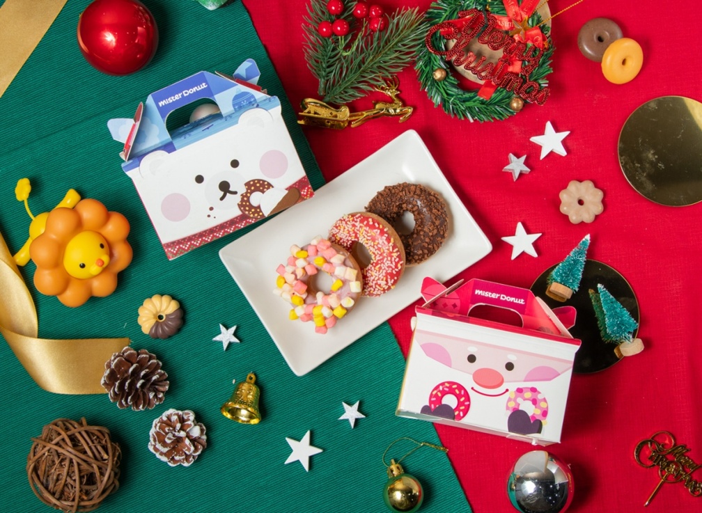 超萌耶誕樹、白熊甜甜圈！Mister Donut７款商品一次吃，再享買６送３