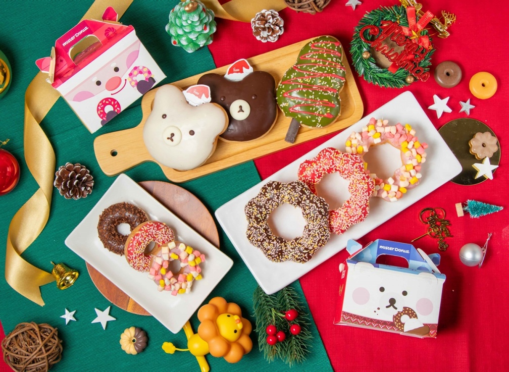 超萌耶誕樹、白熊甜甜圈！Mister Donut７款商品一次吃，再享買６送３