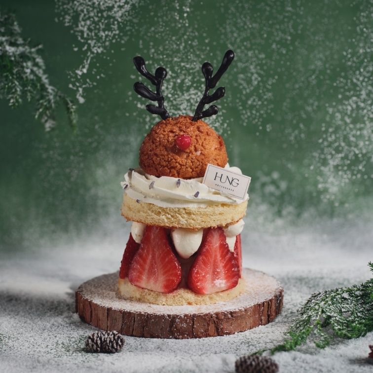 「無花果可頌鬆餅」必點！IG絕美咖啡廳冬季新品一次看，還有耶誕小麋鹿蛋糕