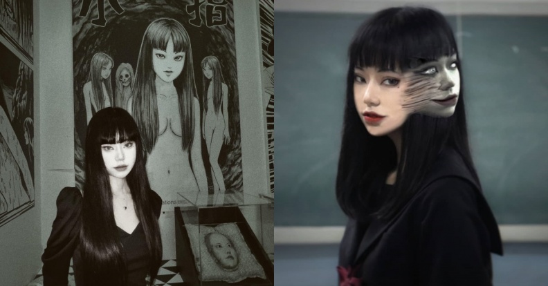 真人版富江！素人神還原伊藤潤二魔性角色，引5萬網友朝聖：根本富江本人|女人我最大