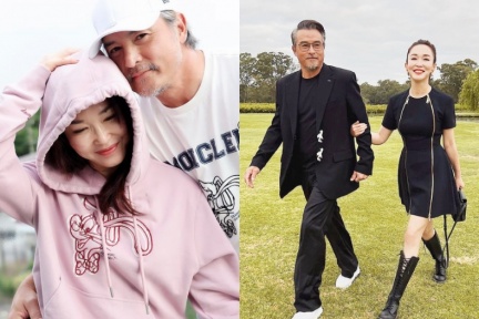 李銘順范文芳紅毯手牽手放閃!夫妻合體造型氣場全開,李銘順留言讚妻:太太太美