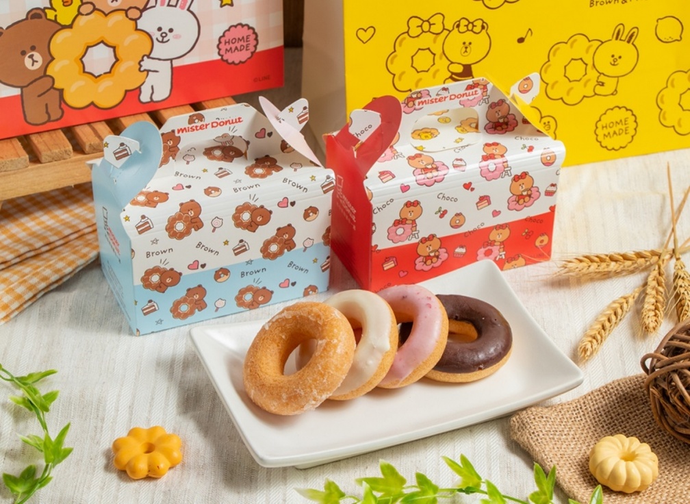 Mister Donut最萌「熊大甜甜圈」來啦！３款角色買６送３，再收超Ｑ實用周邊