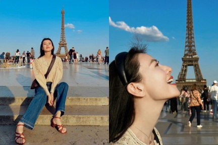 高圓圓「全身ZARA」穿出鬆弛感！度假穿搭超減齡，揹不膩的萬用水桶包是這牌子