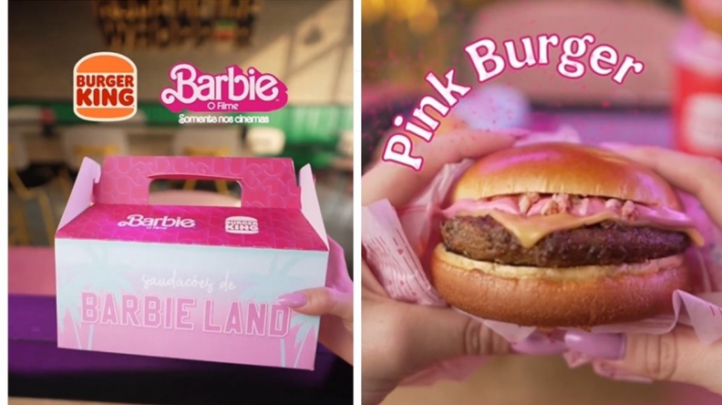 漢堡王「芭比套餐」超吸睛！粉紅漢堡、奶昔顛覆視覺與味覺，網友反應兩極
