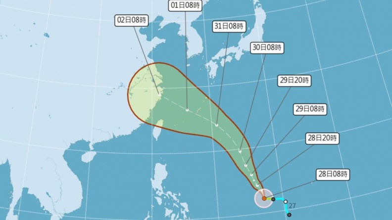 杜蘇芮遠離、卡努接力報到！恐增強為中度颱風，最接近台灣影響時間曝