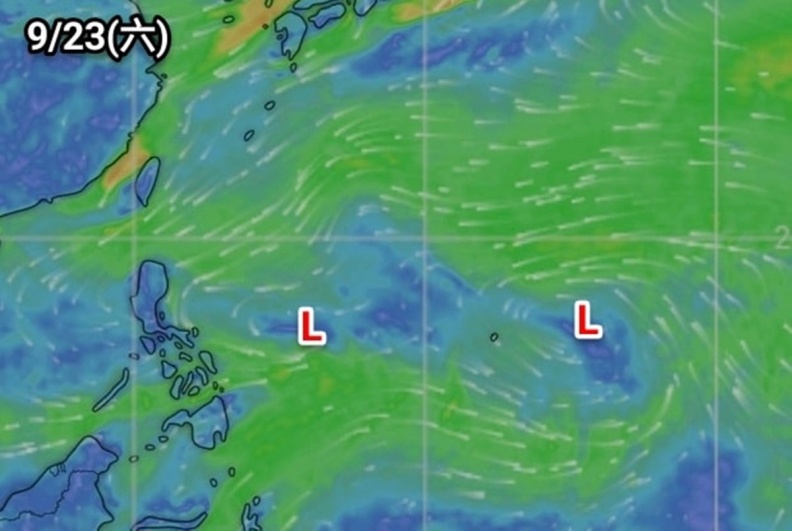 「颱風窩」逐漸形成，中秋節撲台？午後雨區擴大，連２天雷雨