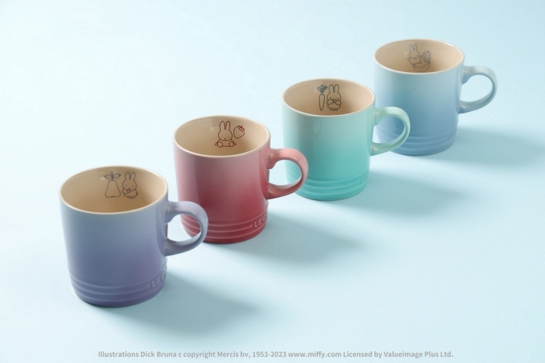 米飛兔粉快搶！Le Creuset X Miffy加價購這天開跑，馬卡龍色「貝殼盤、馬克杯」必收