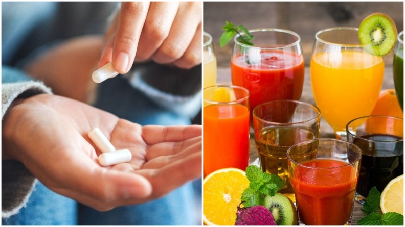 服藥時要注意！這３種果汁切勿配藥，藥師：影響藥效、增加毒性