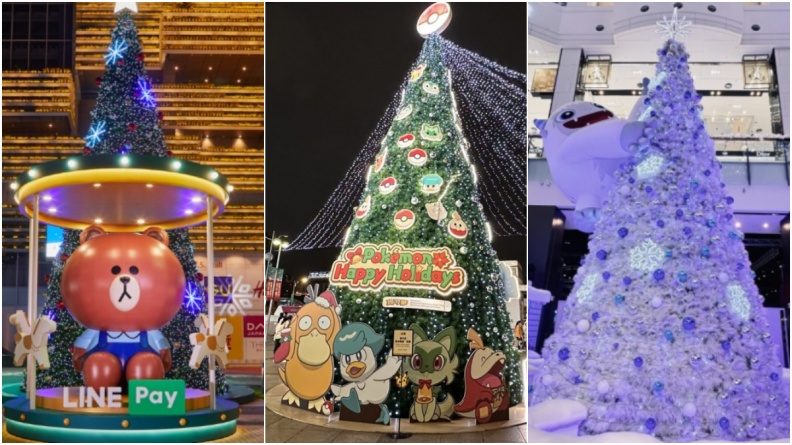 全台最美８大「百貨聖誕樹」！打卡寶可夢、熊大，還有桃園最大聖誕市集