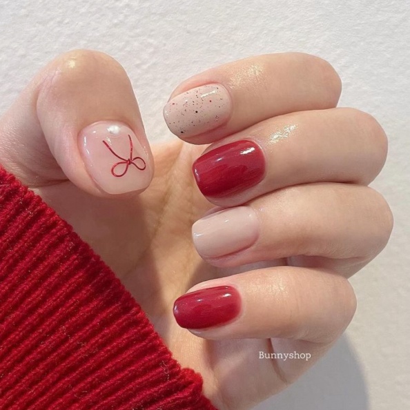 春節前先預約起來!開運又討喜的20款紅色美甲圖鑑,黑皮黃皮也很適合