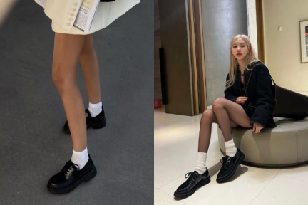 2025秋冬精品樂福鞋盤點：HOGAN、MIU MIU厚底顯高…RV鑽扣鍊條絕美