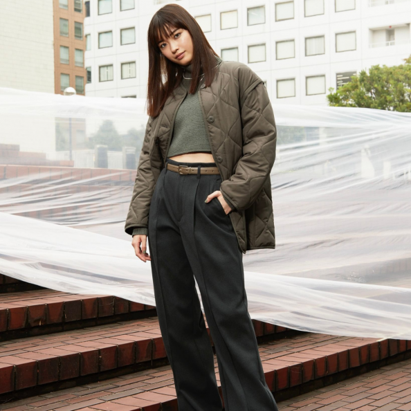 保暖經典款「軍綠鋪棉外套」!學日妞這樣穿時髦又能一秒顯瘦5KG