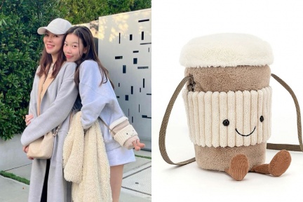 舒淇拿BV「這咖」當登機包！千元內「Jellycat可頌吊飾」比包更搶眼，曾馨瑩女兒也超愛
