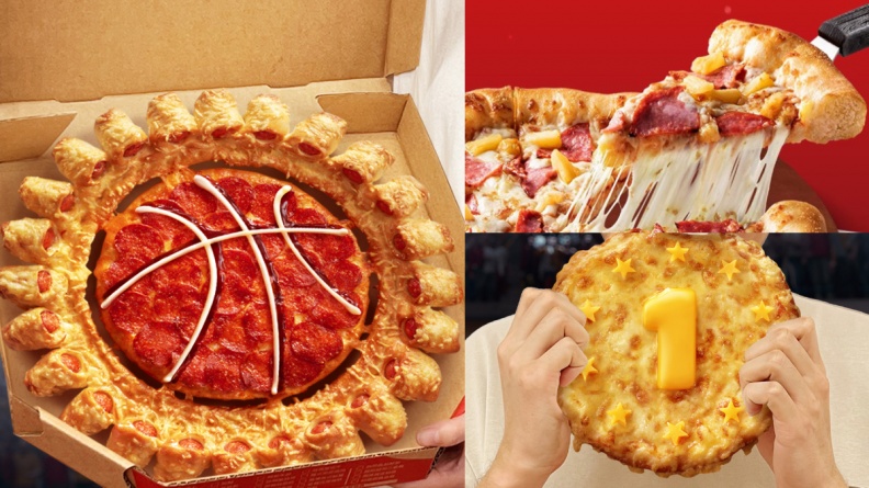 必勝客披薩買一送一！搶嗑超狂「籃球金牌披薩」，享免費升等香腸龍捲風皮