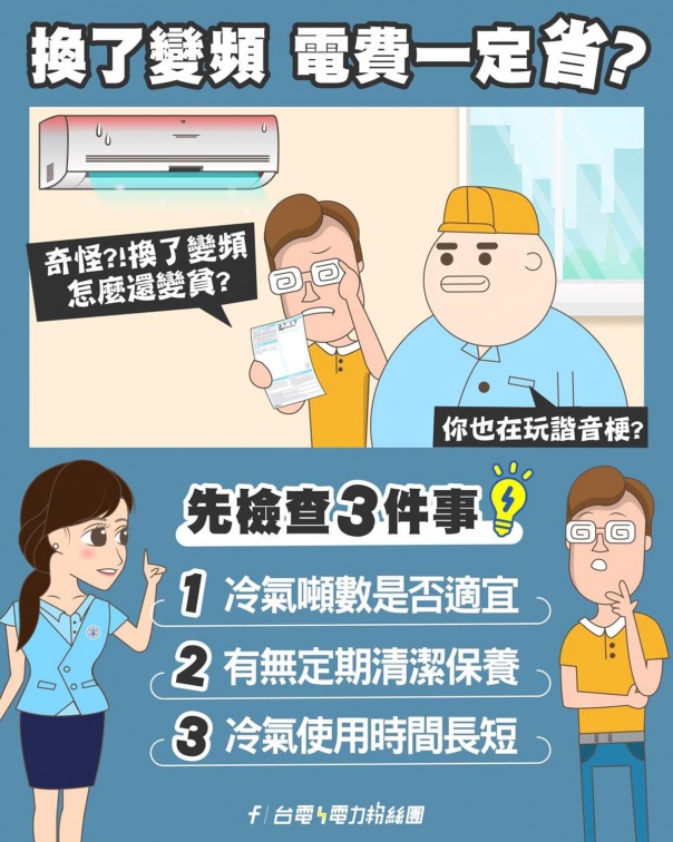 變頻冷氣開整天「不關更省電」？台電公布正解，授１招能省電10％