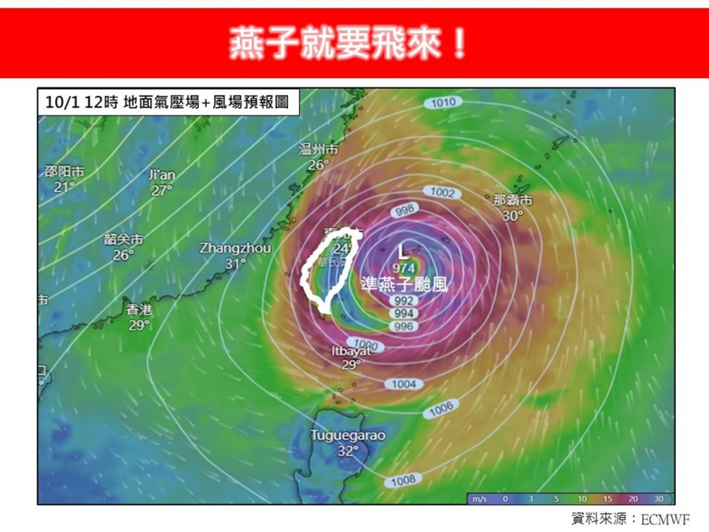 「燕子」颱風最快週末生成！專家估中颱以上逼近台灣，這２天風雨最強