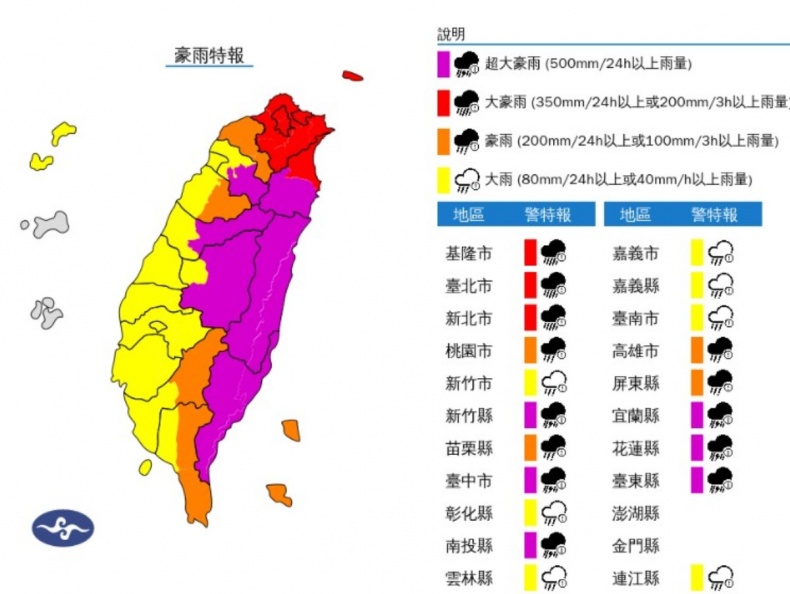 11/1再放颱風假？康芮肆虐「這些地方」宣布明停班停課，週末天氣曝