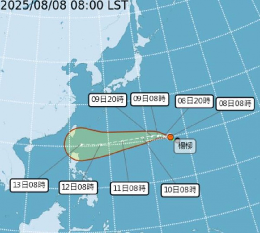 楊柳颱風生成了!最新路徑曝光恐直撲台灣,專家揭這2天最接近 楊柳颱風生成了!最新路徑曝光恐直撲台灣,專家揭這2天最接近