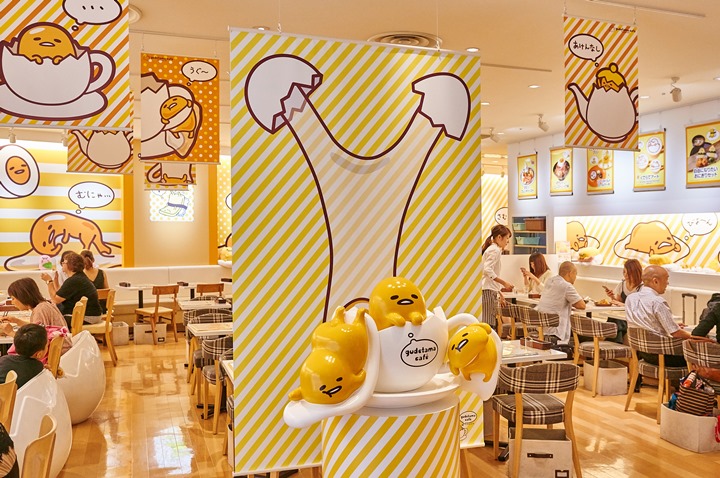 大阪蛋黃哥主題餐廳 沉浸在沒幹勁的世界裡