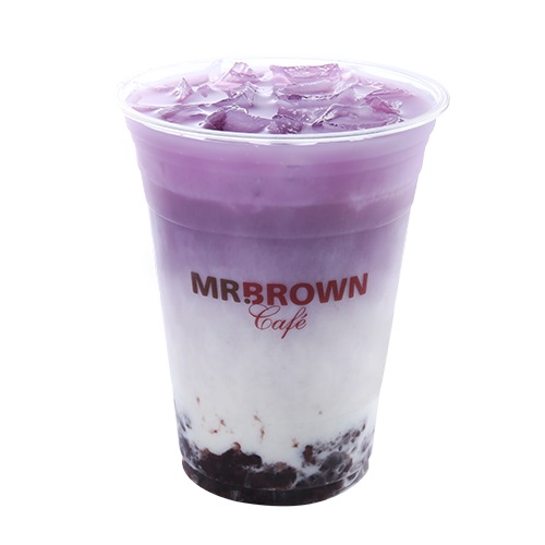 伯朗咖啡館-冰紫米紅豆歐雷中杯130元大杯140元.jpg
