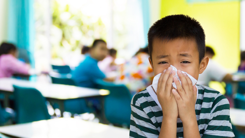 孩子們小心流感！校園連爆13起群聚感染