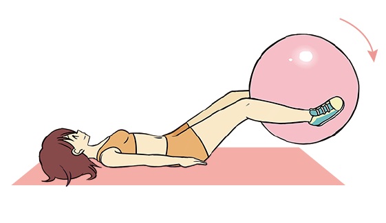 只要一顆球，讓你躺著也能瘦肚子