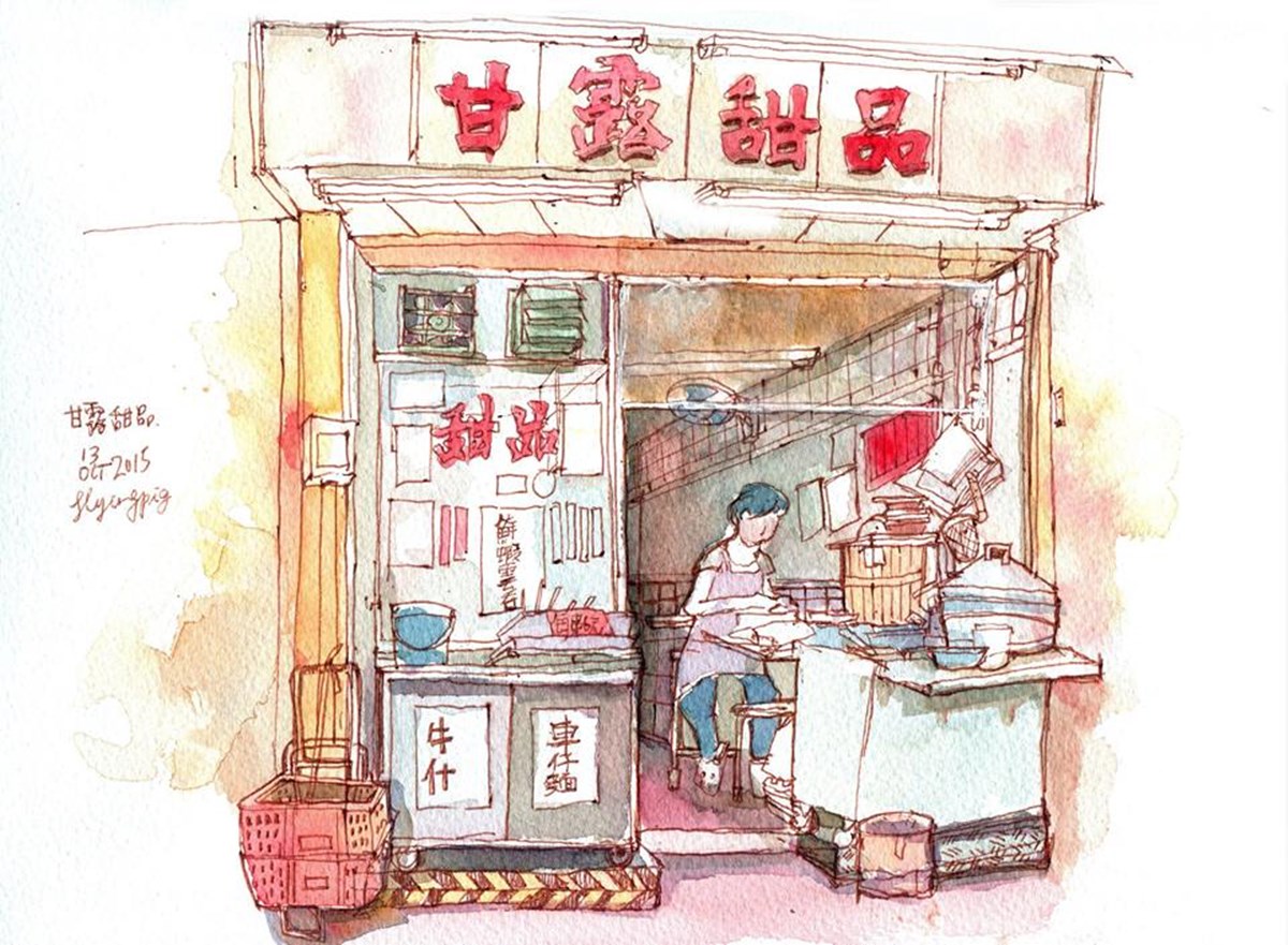 香港最好吃就在這3個地方！ 插畫家飛天豬推薦人情味散步路線