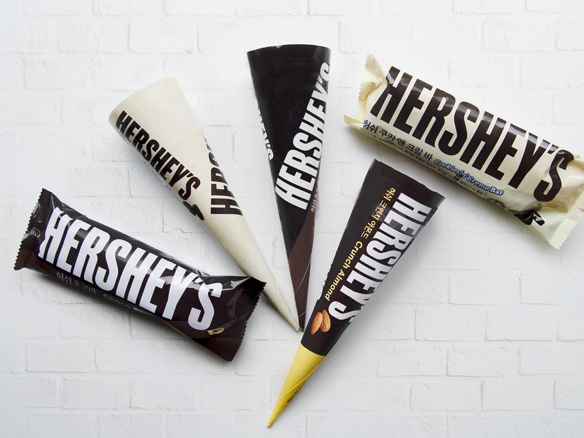 韓國妹子IG洗版冰：Hershey’s巧克力脆皮甜筒+雪糕！台灣超市也在賣