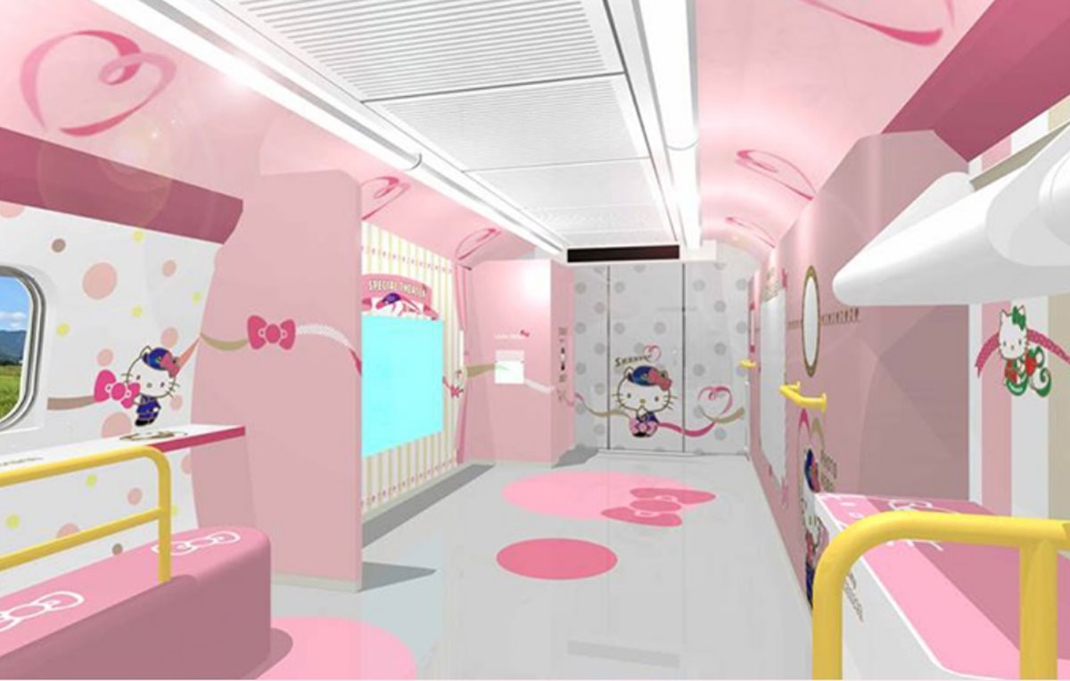 1日2班！Hello Kitty列車6月30日行駛  夢幻粉紅車廂超吸睛  