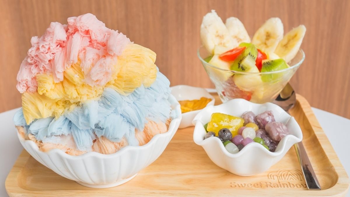 【新開店】冰上有極光！台南超美IG「彩虹雪花冰」 36種冰磚好想都吃上一輪