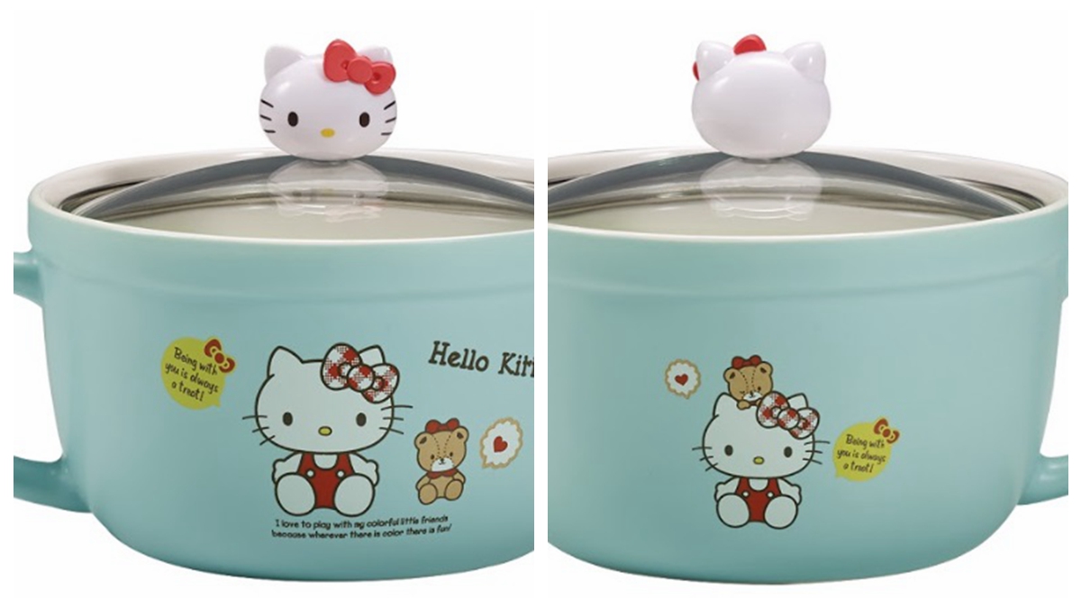 貓迷快衝！「HELLO KITTY蛋糕」8/23開賣  還可加購3色造型湯碗、餐具組