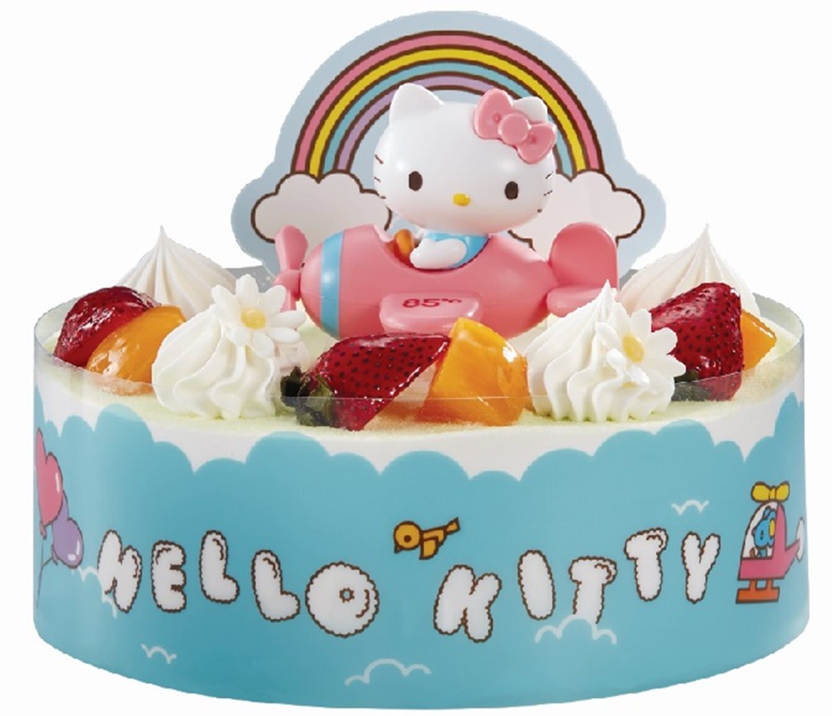 「Hello Kitty飛天獨角獸蛋糕」夢幻降臨！ 85℃新款還能把Kitty公仔帶回家耶 - Foody 吃貨