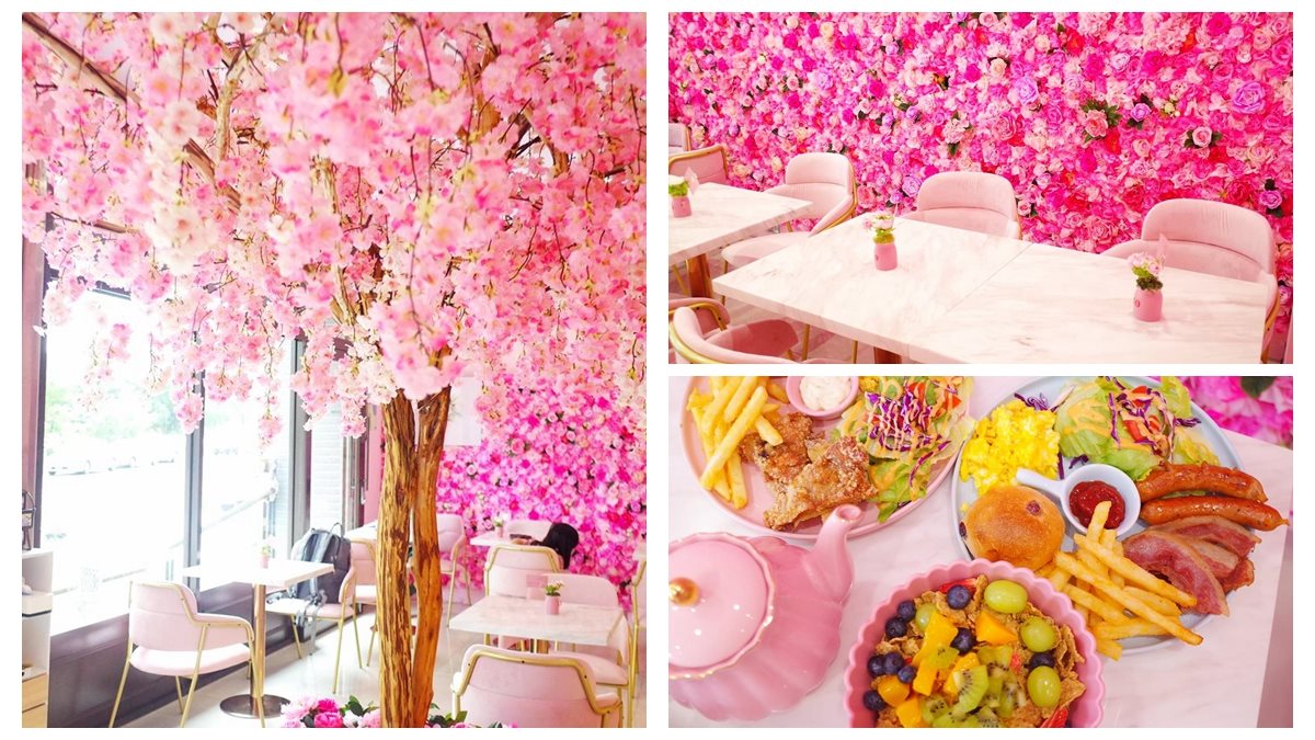 【新開店】把櫻花林搬進咖啡館！必拍浮誇「巨型花卉」  少女心大噴發
