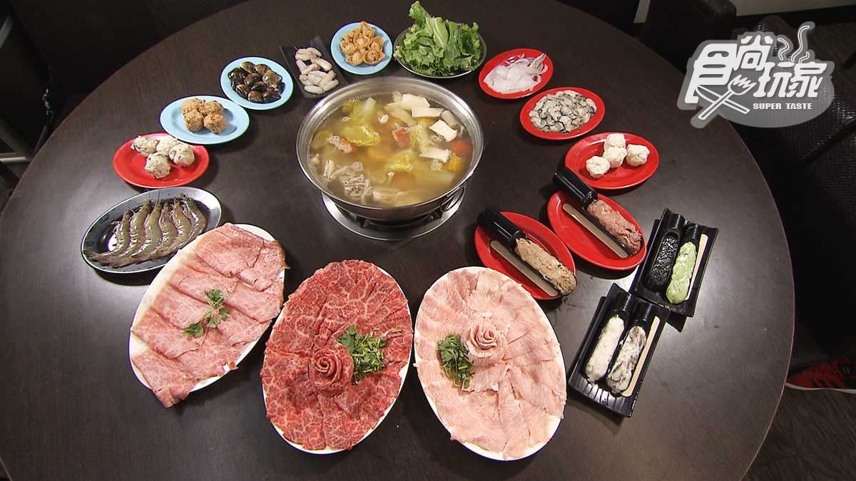老饕激推汕頭火鍋！扁魚湯頭好鮮甜，涮松阪豬、日本和牛太銷魂