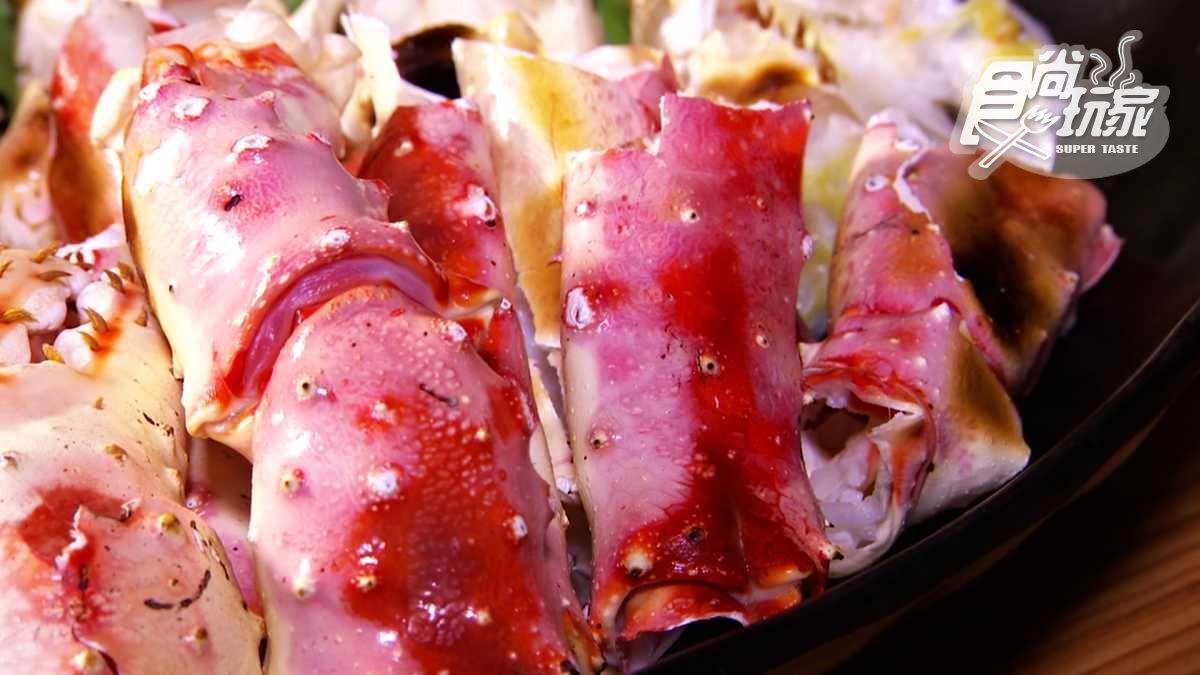 這蟹好肥美堪稱「螃蟹界的巨石強森」！新竹的「北海道活海鮮四吃」大開眼界