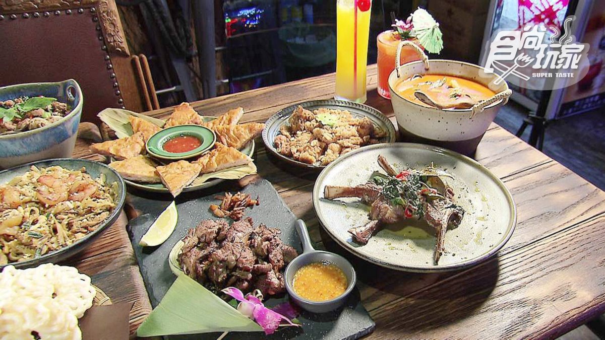 台南國華街老屋中藏「泰國夜店風」餐廳 打拋豬讓你連吃兩碗飯