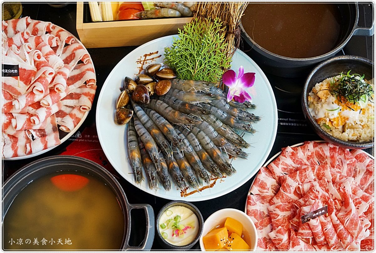這鍋有點狂！超猛「海陸痛風餐」 750克大肉盤、6種澎湃鮮蝦上桌吸睛