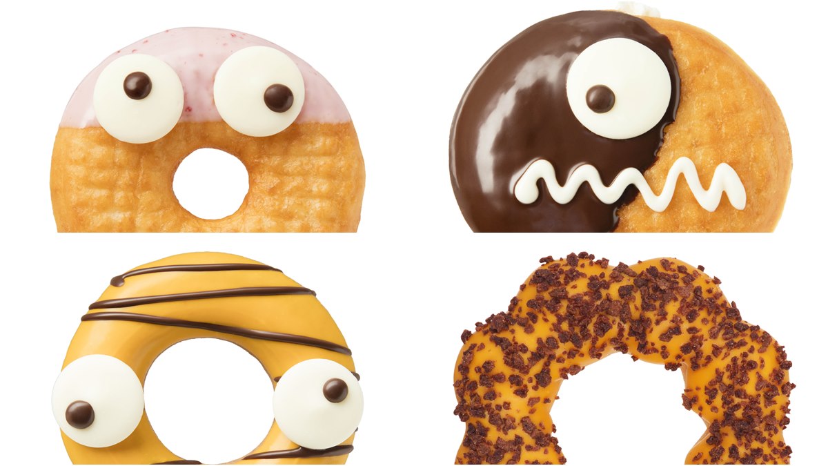 Mister Donut萬聖節限定口味「大眼睛可愛鬼」  還可幫孩子報名「小搗蛋烘焙師」