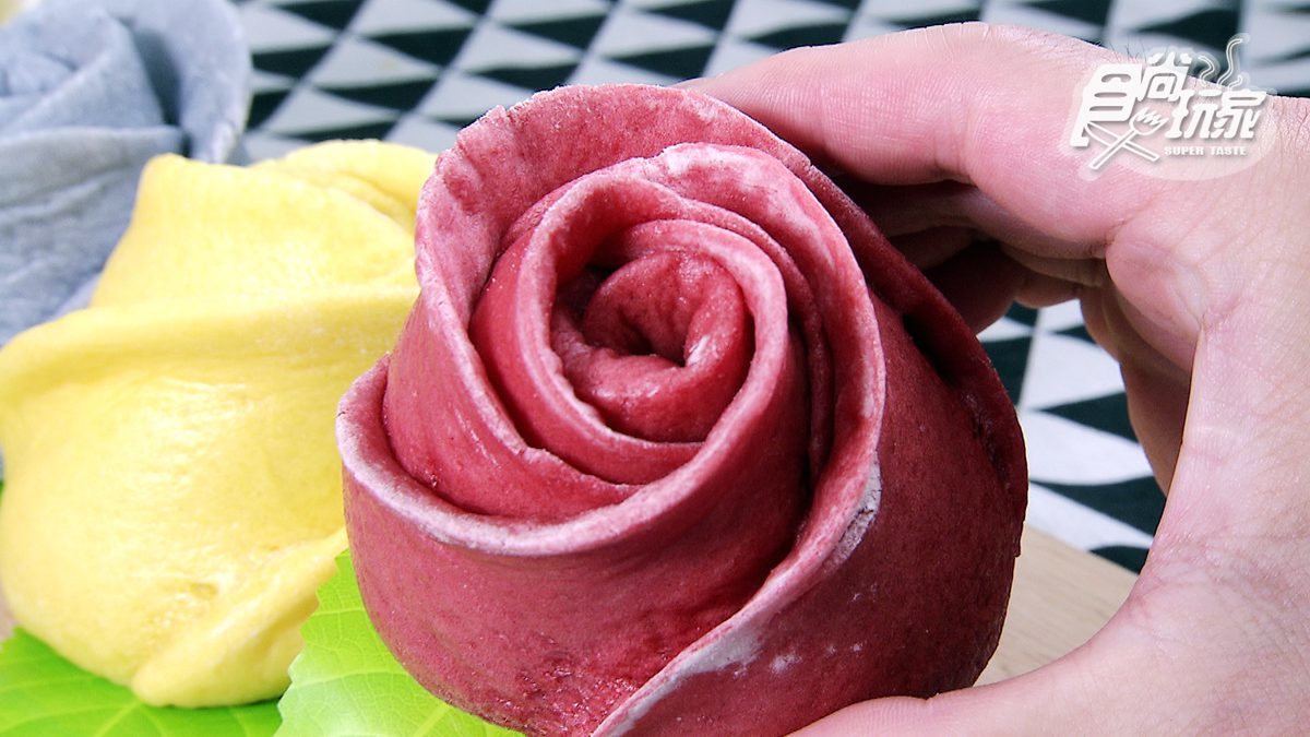 最美饅頭！4色「玫瑰」造型超吸睛 訂單滿到明年人氣爆棚！