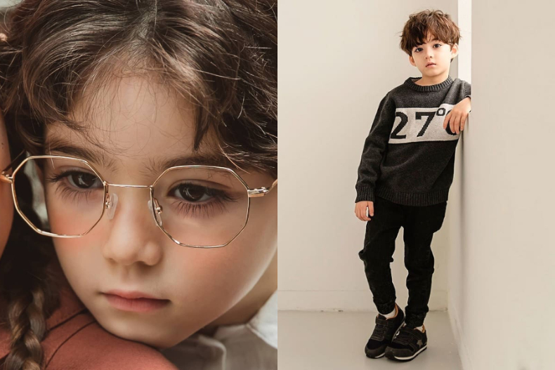 直戳心臟！韓國5歲混血小男模的長睫毛、大電眼，融化姊姊和姨母們