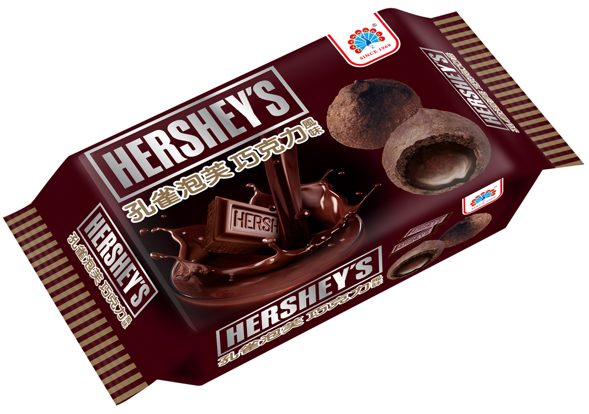 巧克力迷吃起來！Hershey’s推「聯名零食」，必吃乖乖玉米脆果、孔雀捲心餅