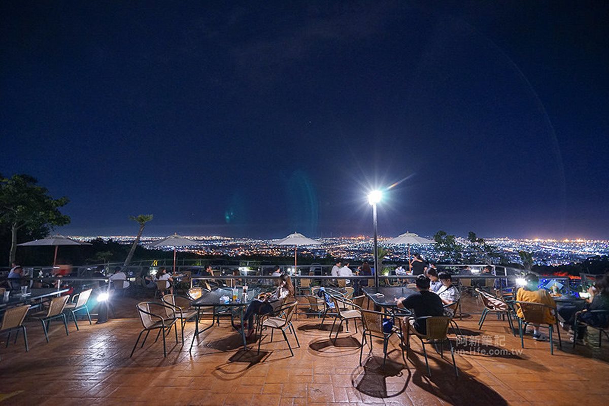 從夕陽看到夜景！台中「黑色景觀餐廳」拍照超浪漫