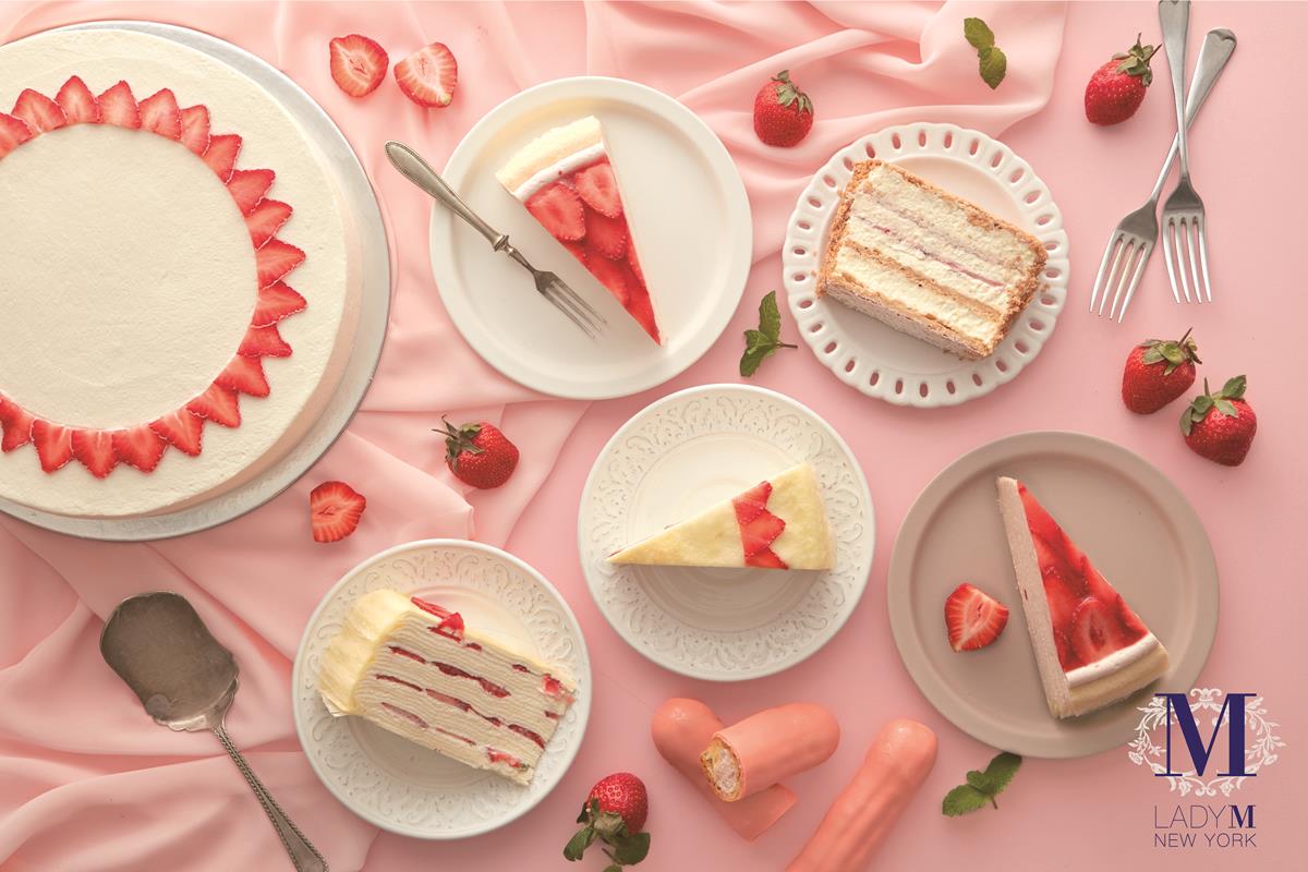 甜點控開吃！草莓千層強勢回歸「Lady M」季節限定4款蛋糕